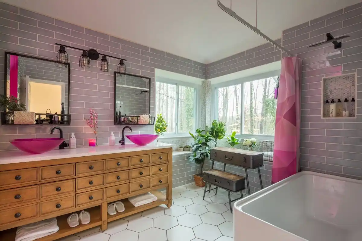 Bathroom renovation after water damage restoration in Hull